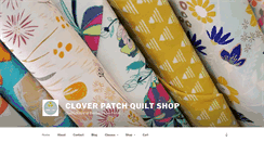 Desktop Screenshot of cloverpatchquiltshop.com
